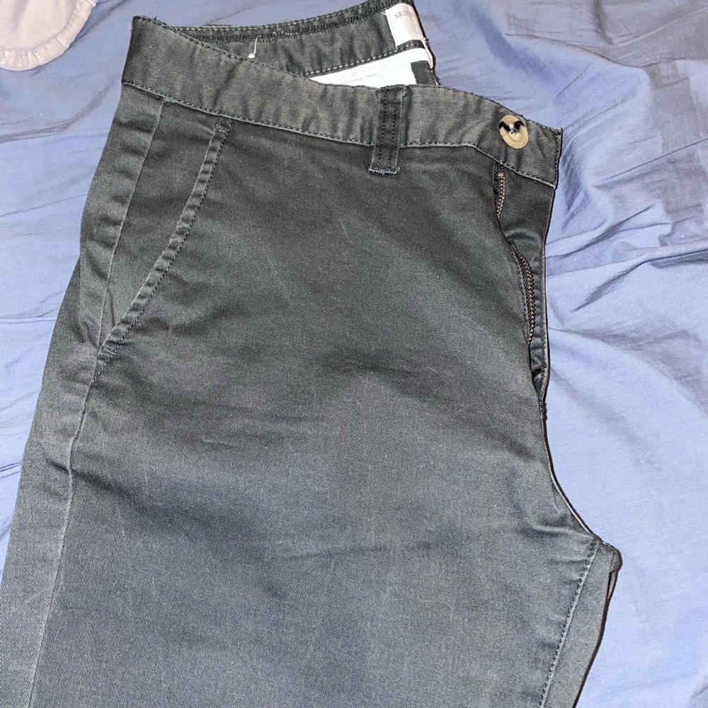 dark gray chinos